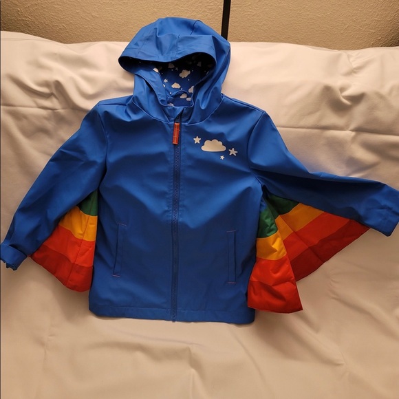 Cat & Jack Jackets & Coats Cat Jack Toddler Girls Rainbow Wing Rain
